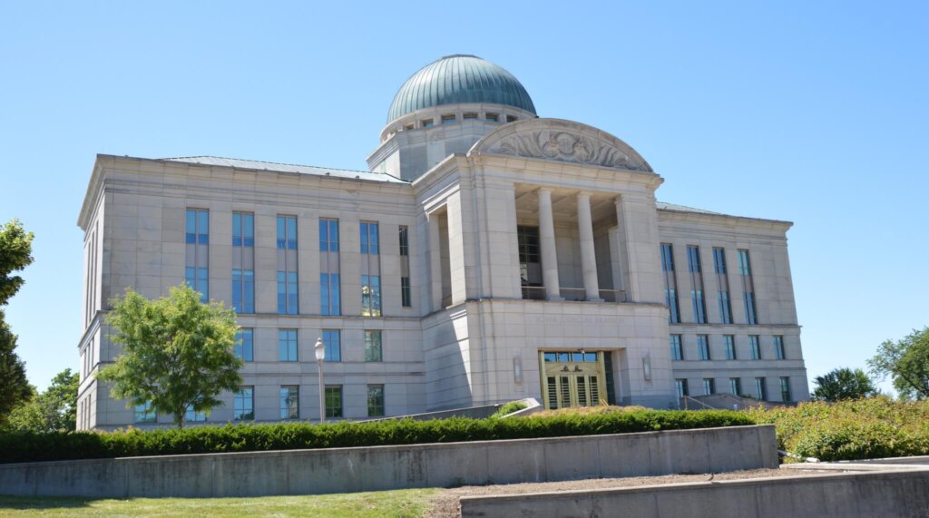The Iowa Supreme Court building