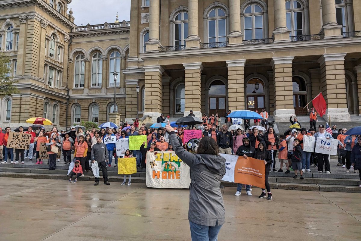 Iowa Latinos rally to oppose new ‘unjust’ law targeting their community Iowa Latinos rally to oppose new ‘unjust’ law targeting their community